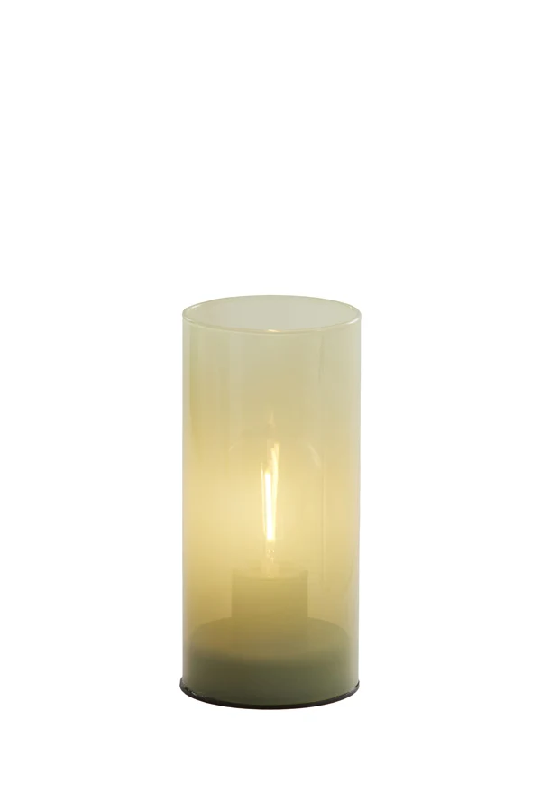 Table lamp LED 7x15 cm VAZOLLA glass milky mint green