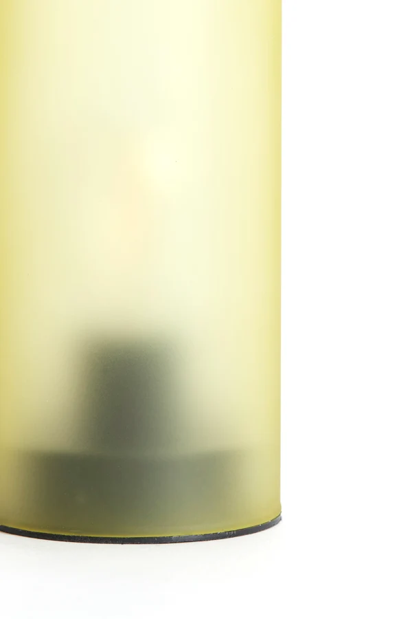 Table lamp LED 7x15 cm VAZOLLA glass matt yellow
