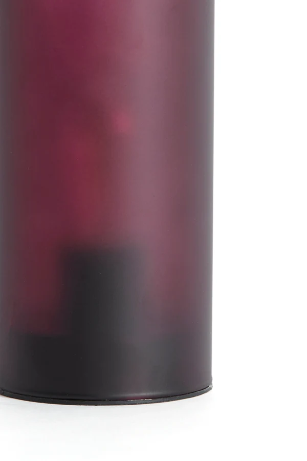 Table lamp LED 7x15 cm VAZOLLA glass matt eggplant