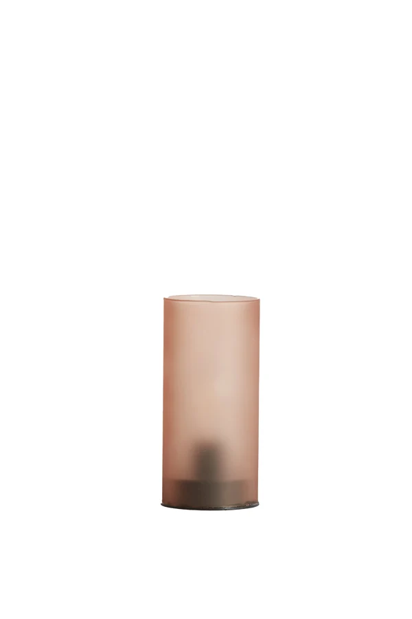 Table lamp LED 7x15 cm VAZOLLA glass matt caramel