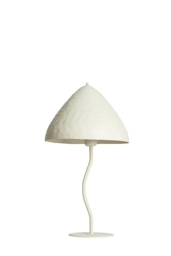 Table lamp 25x50 cm ELIMO matt cream
