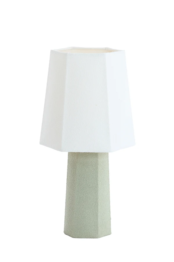 Table lamp 25x49 cm MUSABO mint green+white