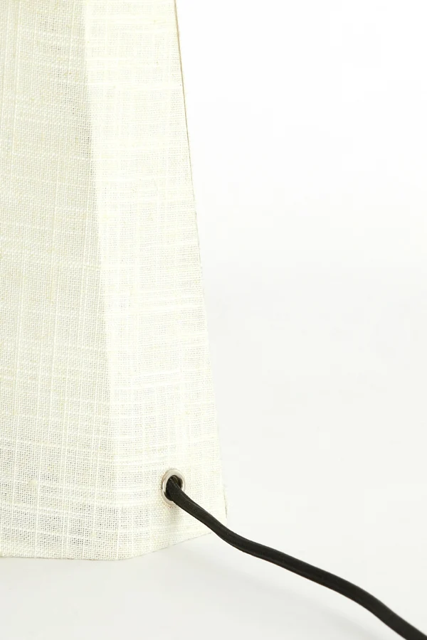 Table lamp 25x49 cm MUSABO linen white