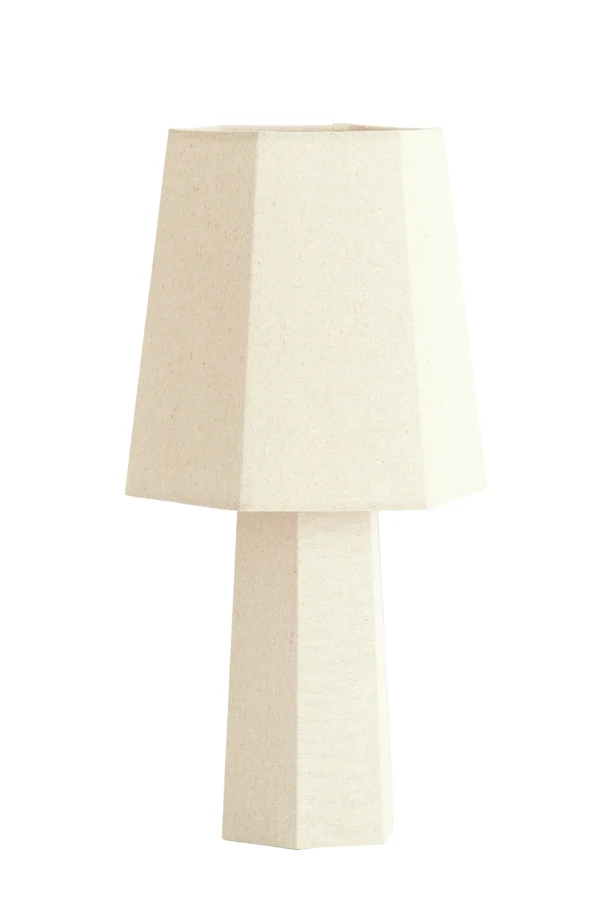 Table lamp 25x49 cm MUSABO linen natural