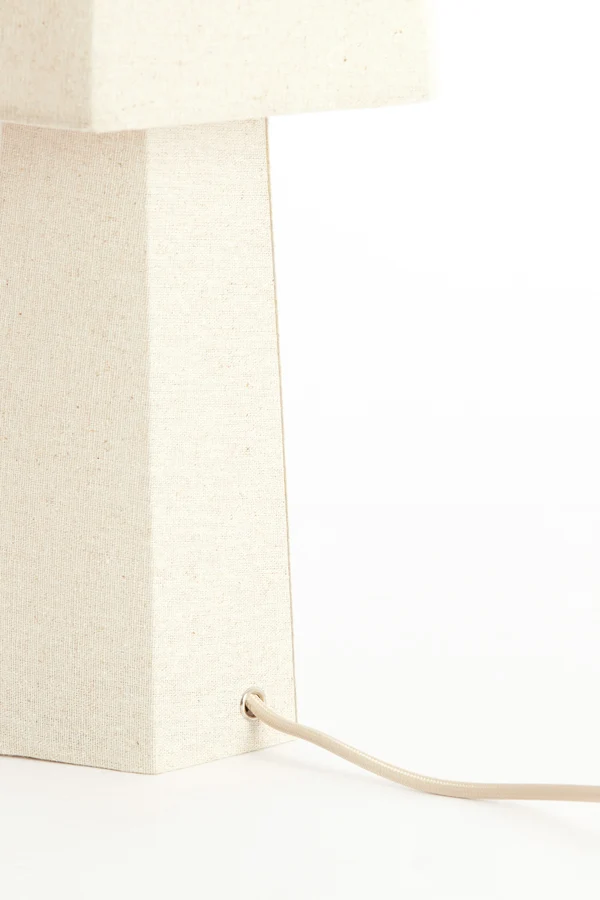 Table lamp 25x49 cm MUSABO linen natural