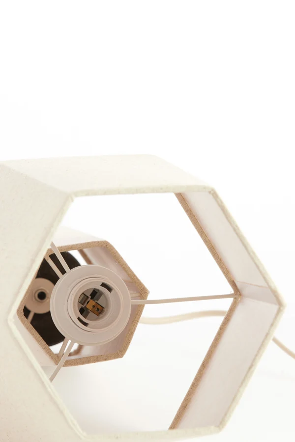Table lamp 25x49 cm MUSABO linen natural