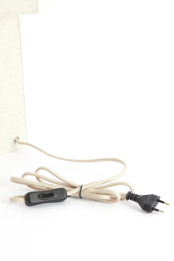 Table lamp 25x49 cm MUSABO linen natural