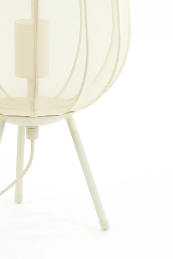 Table lamp 25x45 cm PLUMERIA sand