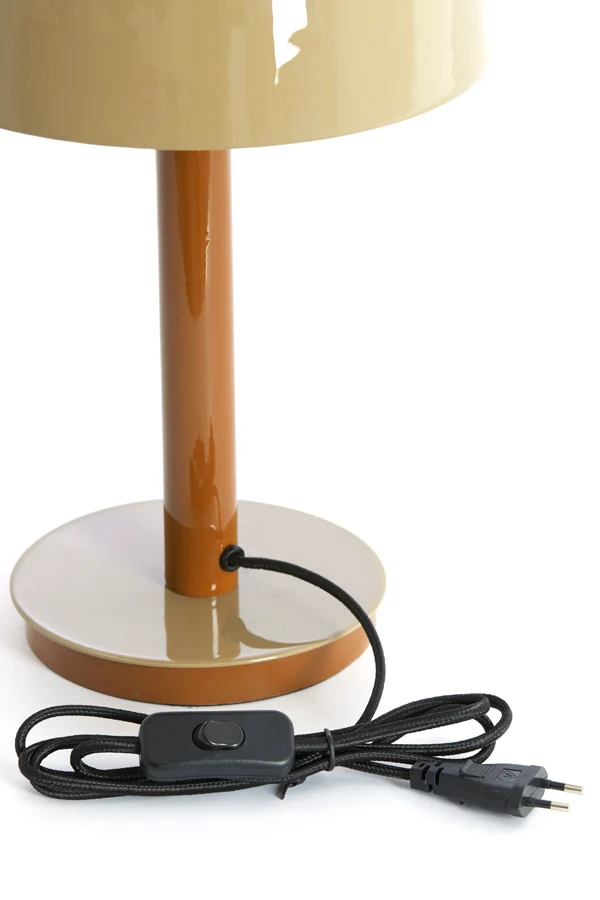 Table lamp 25x37 cm MARIVET sand+brown