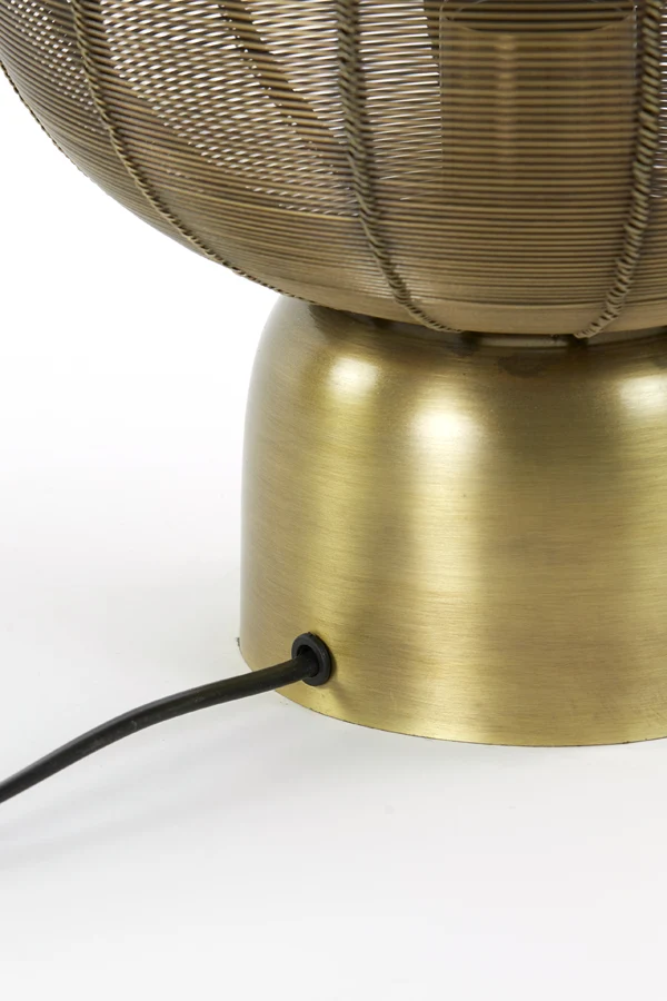 Table lamp 25x34 cm SUNEKO antique bronze