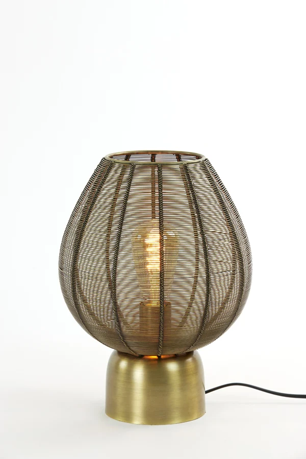 Table lamp 25x34 cm SUNEKO antique bronze