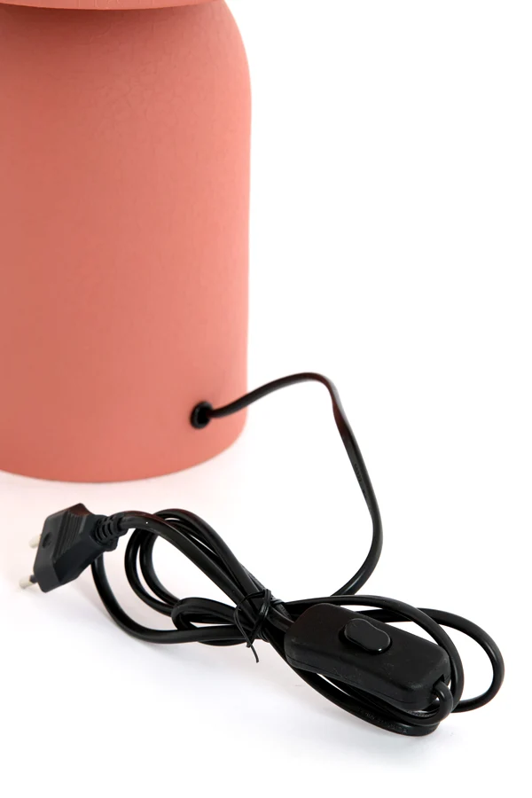Table lamp 31x48 cm TOLIMA matt coral-pink