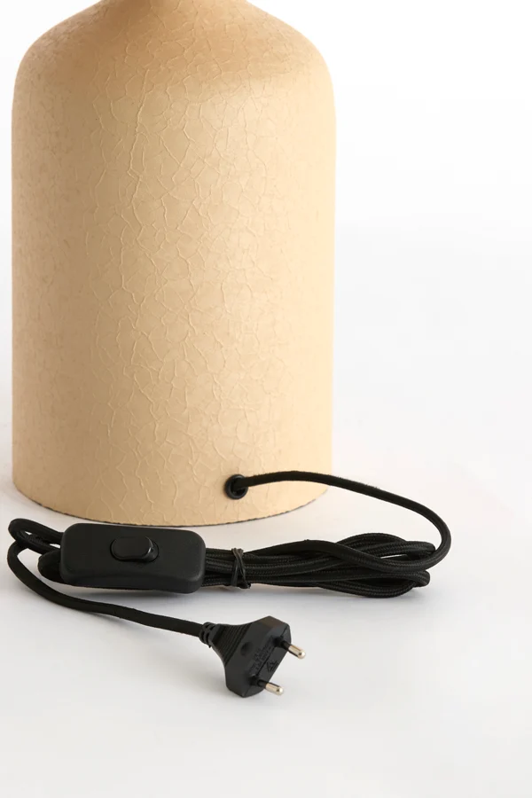 Table lamp 31x46 cm YEBRI matt beige