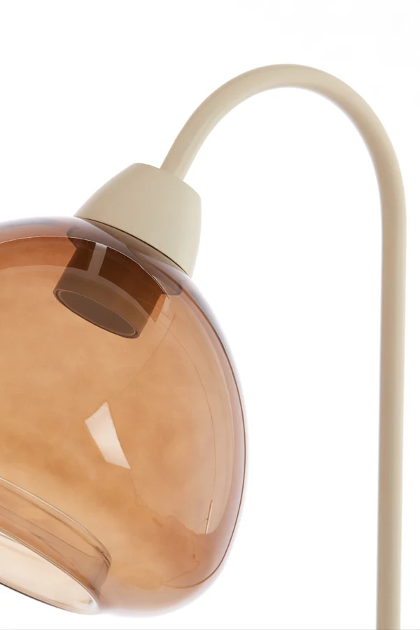 Table lamp 31,5x20x61 cm BISHO glass brown+sand