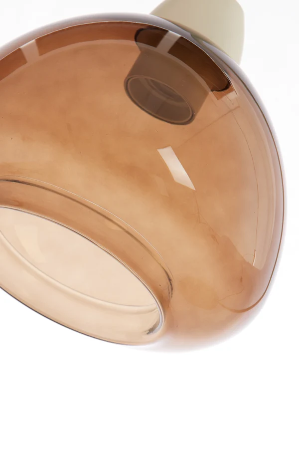 Table lamp 31,5x20x61 cm BISHO glass brown+sand