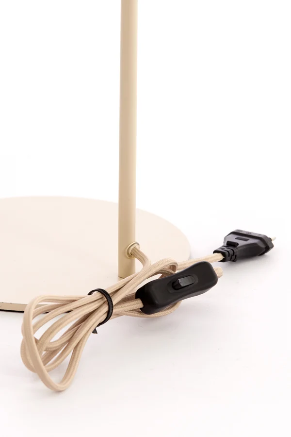 Table lamp 31,5x20x61 cm BISHO glass brown+sand