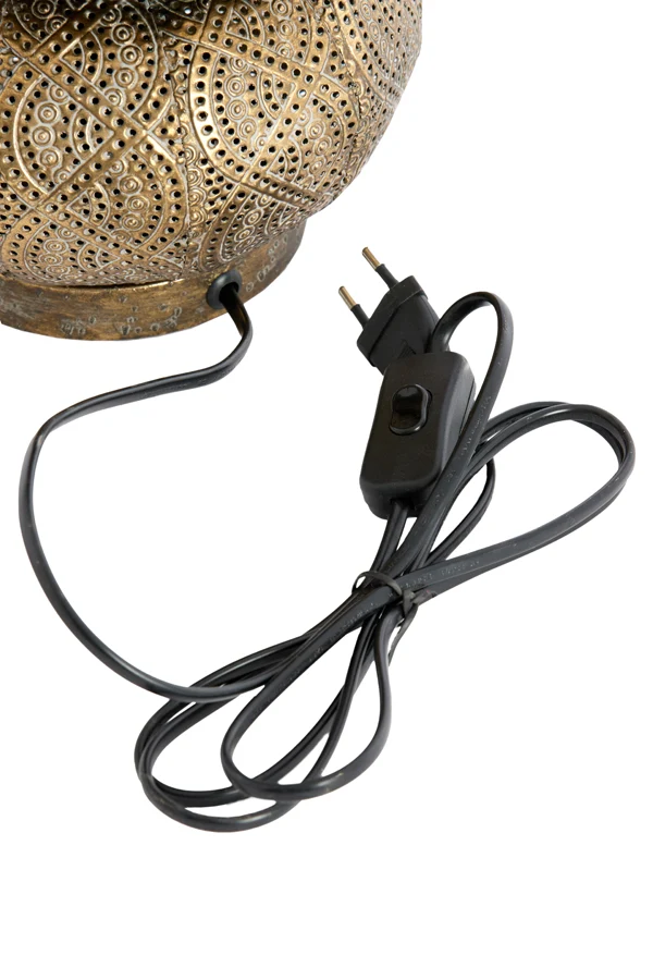 Table lamp 19,5x42 cm KAITO brown gold