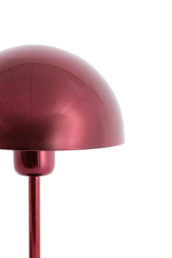 Table lamp 18x28 cm CEDILLO metallic burgundy