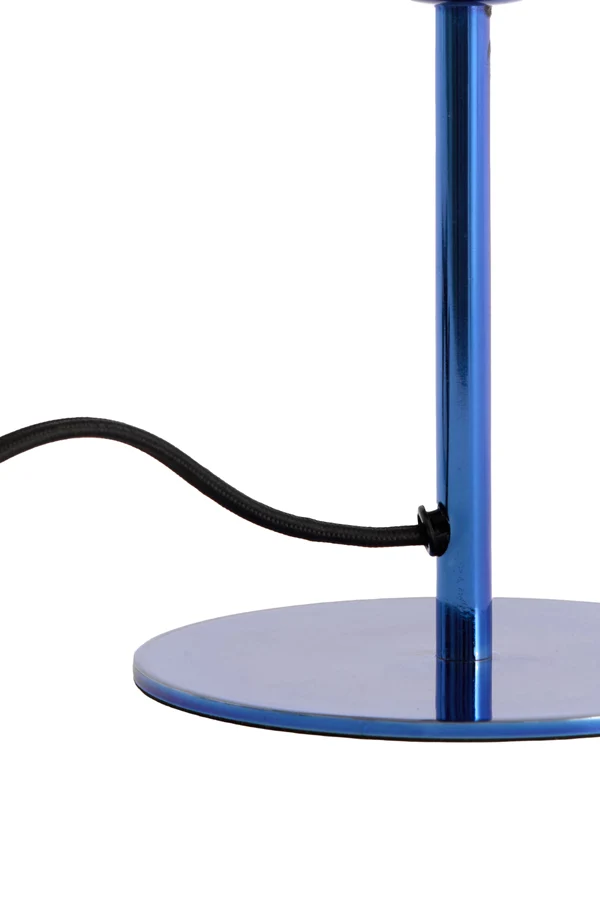 Table lamp 18x28 cm CEDILLO metallic blue