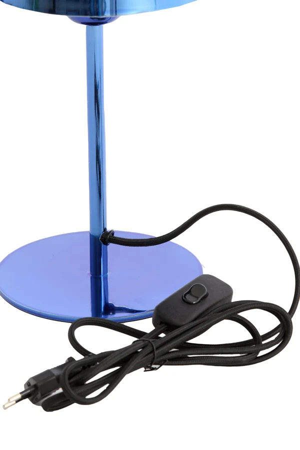 Table lamp 18x28 cm CEDILLO metallic blue