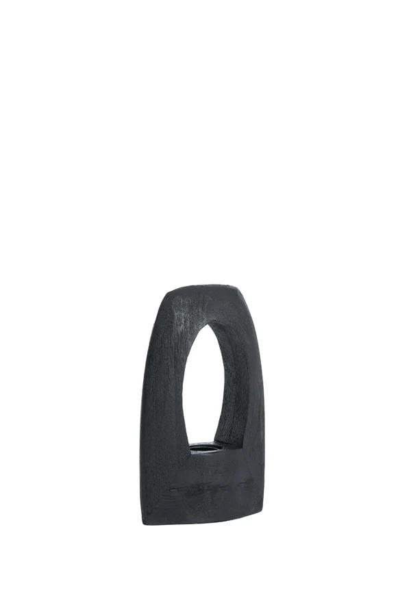 Table lamp 17x8x25 cm CARINI wood matt black