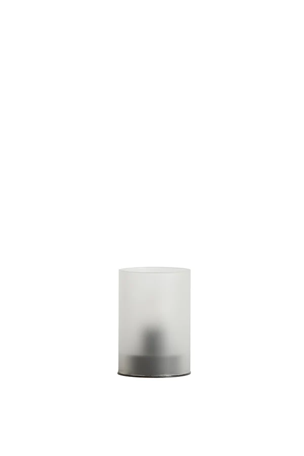 Table lamp LED 7x10 cm VAZOLLA glass matt white