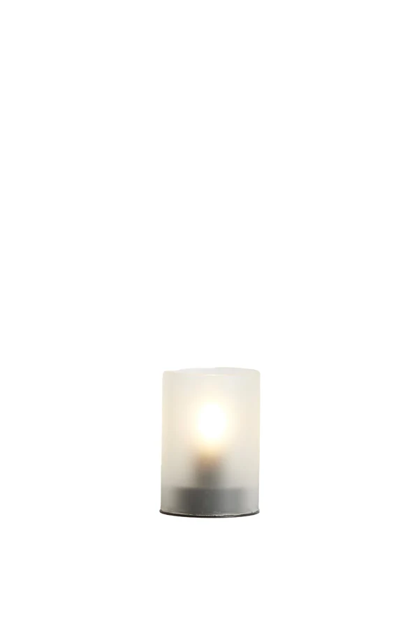 Table lamp LED 7x10 cm VAZOLLA glass matt white