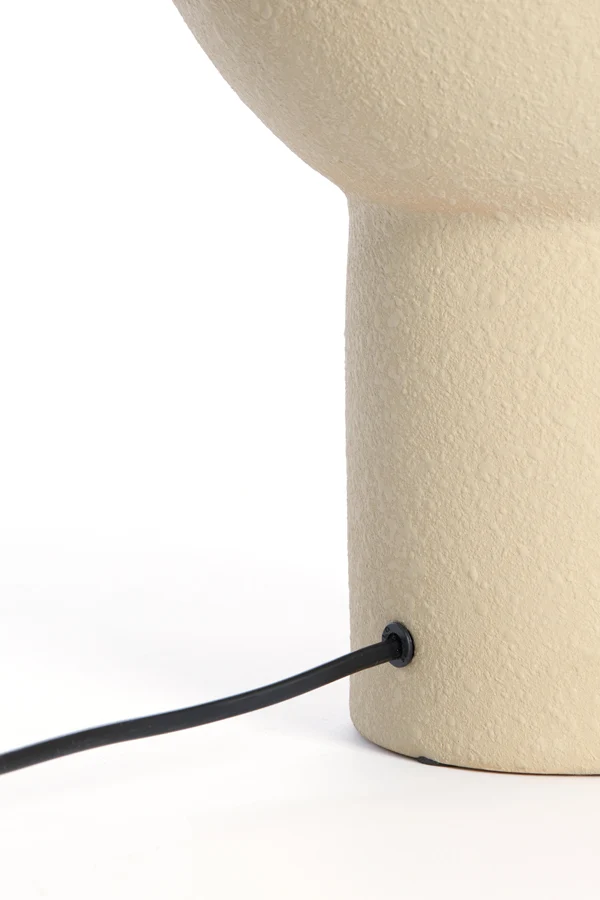 Table lamp 25x25x46 cm MONK ceramics sand