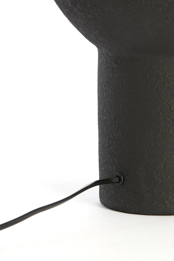 Table lamp 25x25x46 cm MONK ceramics black