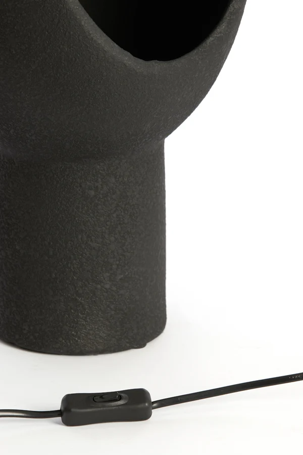 Table lamp 25x25x46 cm MONK ceramics black