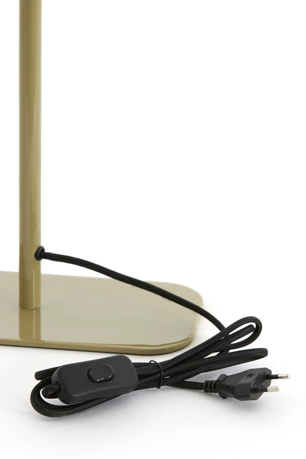 Table lamp 25x13x48 cm ELENIE shiny taupe