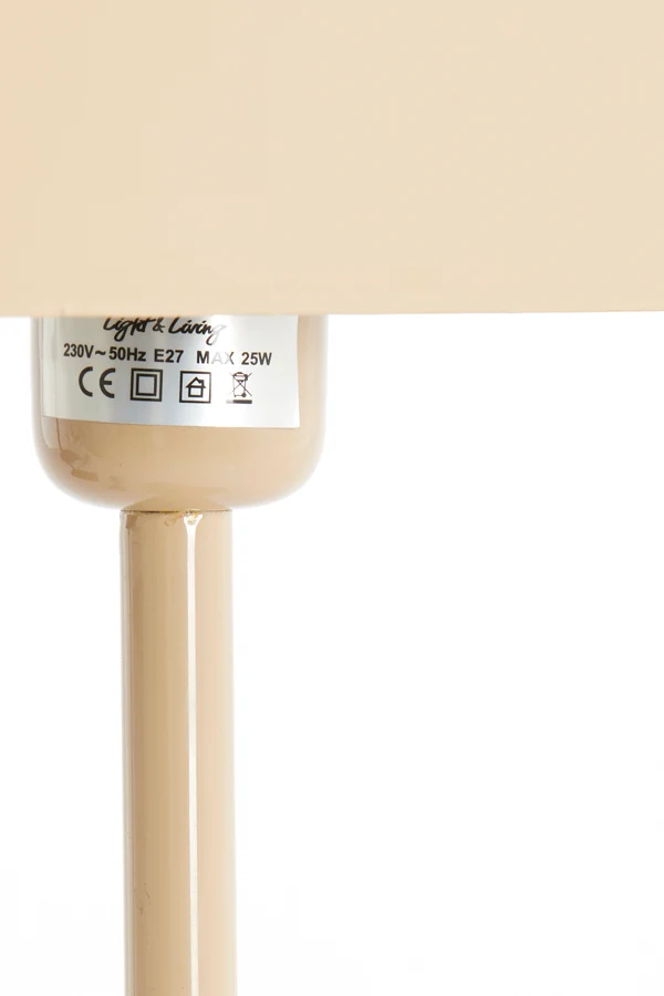 Table lamp 25x13x48 cm ELENIE shiny sand