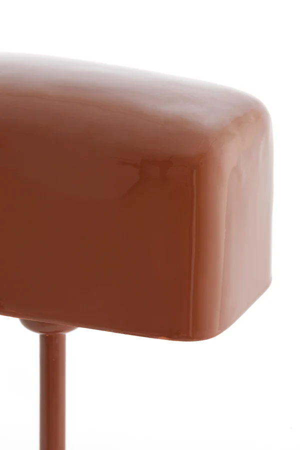 Table lamp 25x13x48 cm ELENIE shiny red-brown