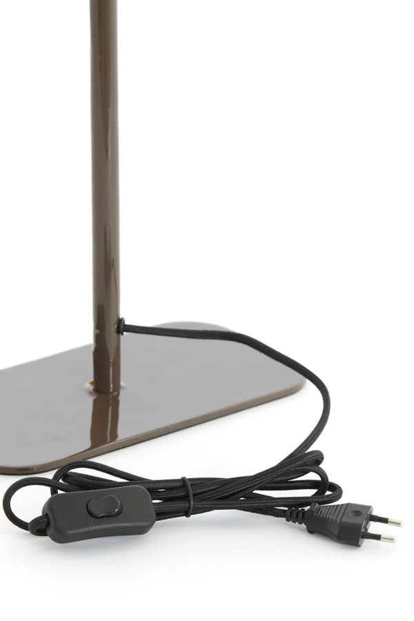 Table lamp 25x13x48 cm ELENIE shiny dark brown