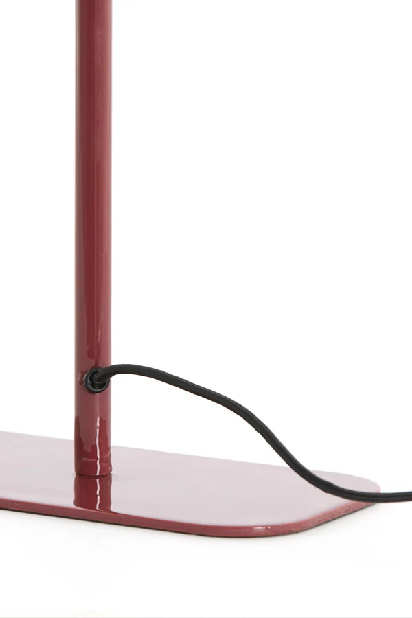 Table lamp 25x13x48 cm ELENIE shiny burgundy