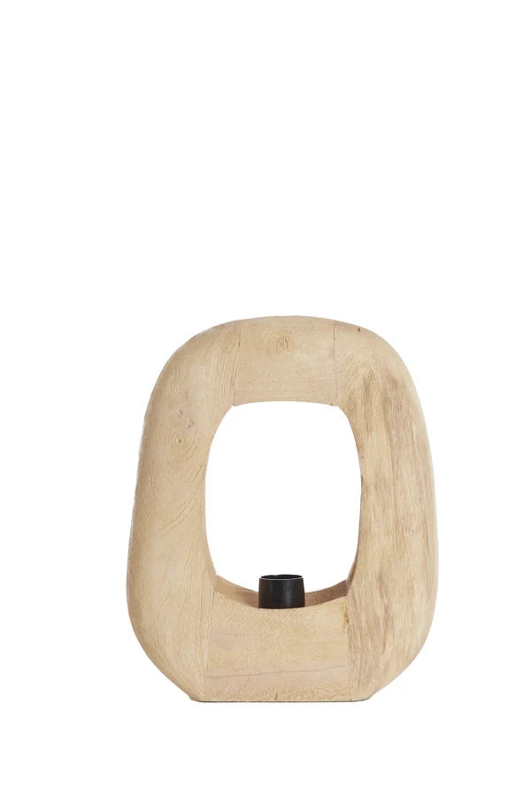 Table lamp 24x8x30 cm KELAFO wood matt natural