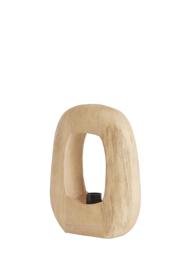 Table lamp 24x8x30 cm KELAFO wood matt natural