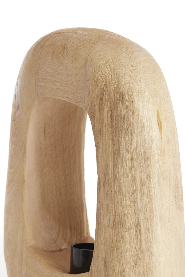 Table lamp 24x8x30 cm KELAFO wood matt natural