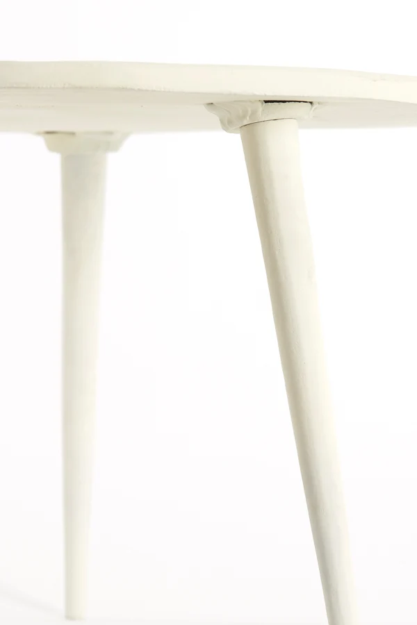 Side table 59x41 cm BABINA cream