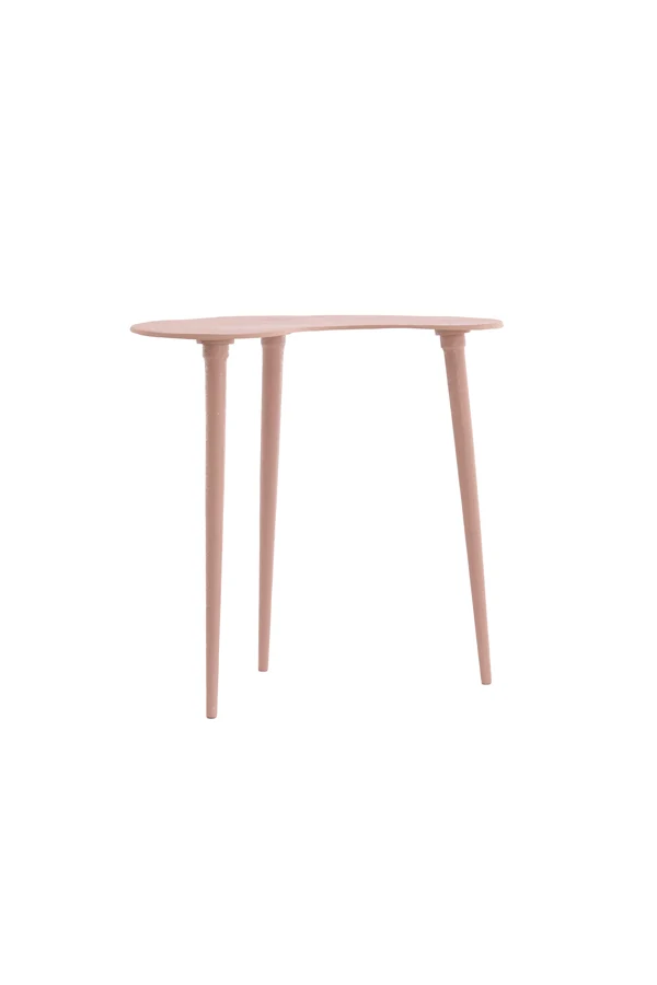 Side table 53x30x48 cm LINOS matt old pink