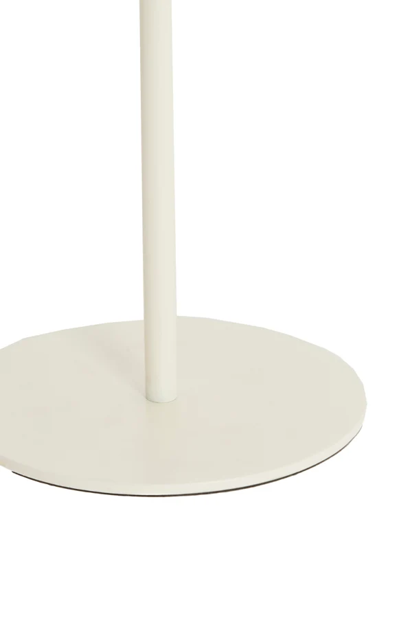 Side table S/2 32x51+38x54 cm LIA matt cream