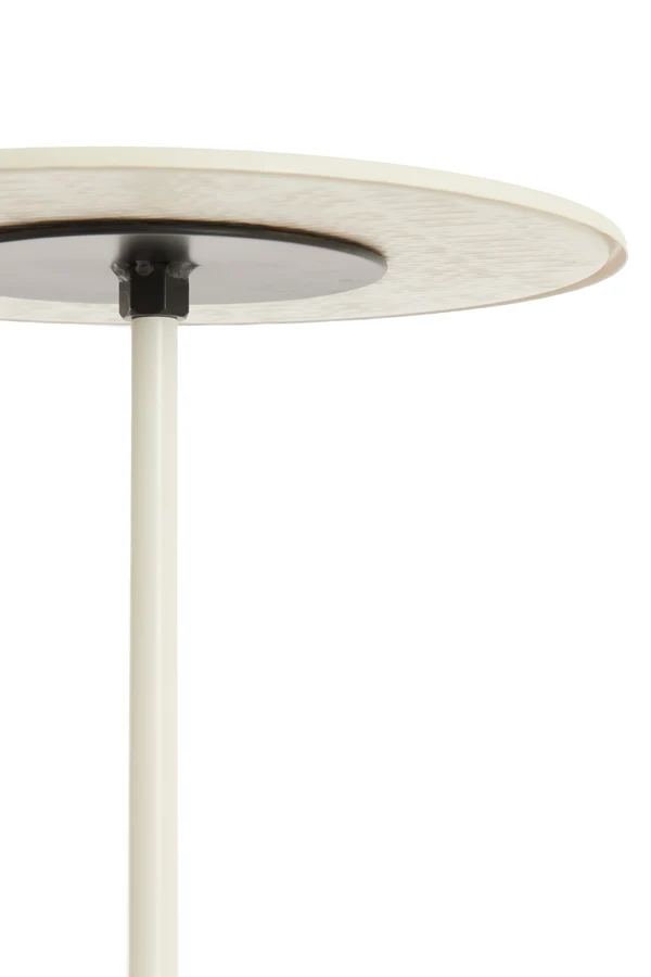 Side table S/2 32x51+38x54 cm LIA matt cream