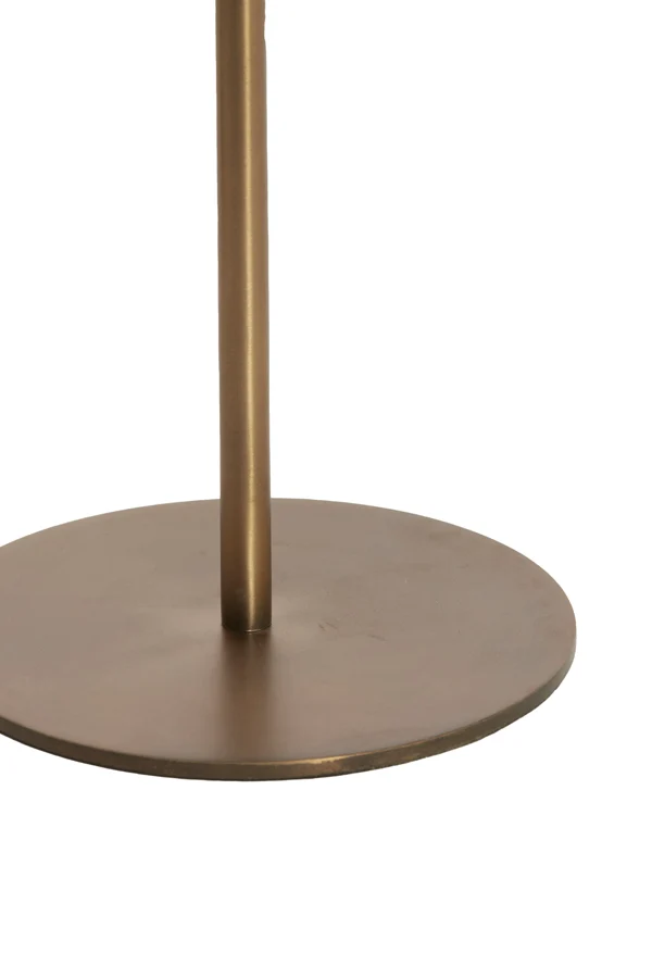Side table S/2 32x51+38x54 cm LIA dark brown-bronze