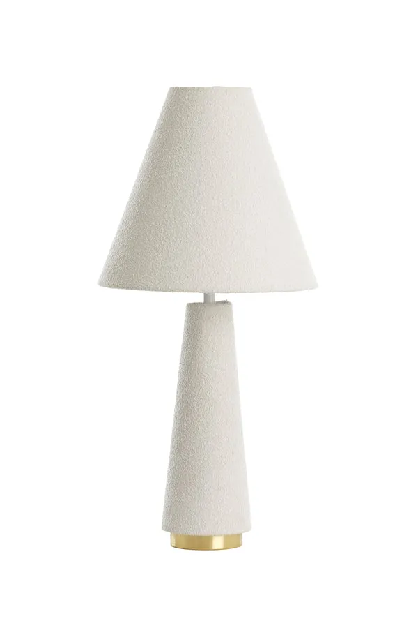 Table lamp 30x61 cm DEVIA bouclé cream