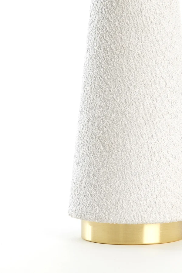 Table lamp 30x61 cm DEVIA bouclé cream
