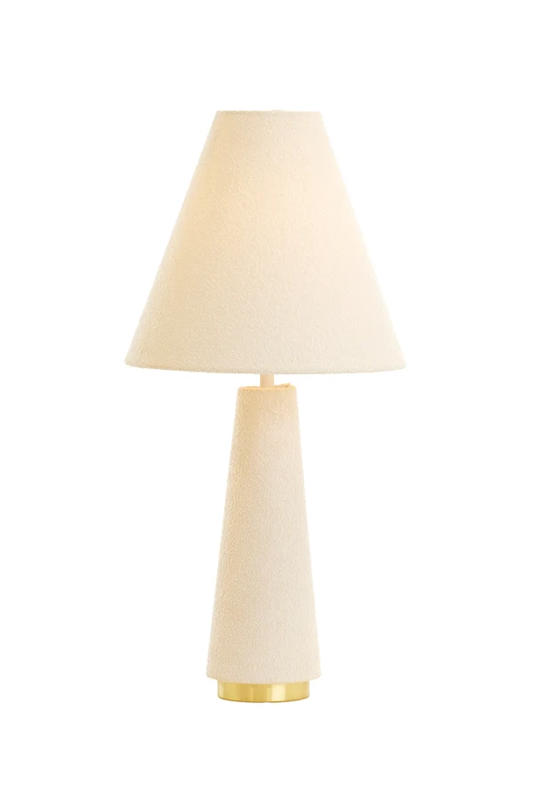 Table lamp 30x61 cm DEVIA bouclé cream