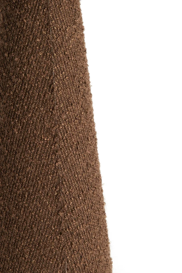 Table lamp 30x61 cm DEVIA bouclé brown