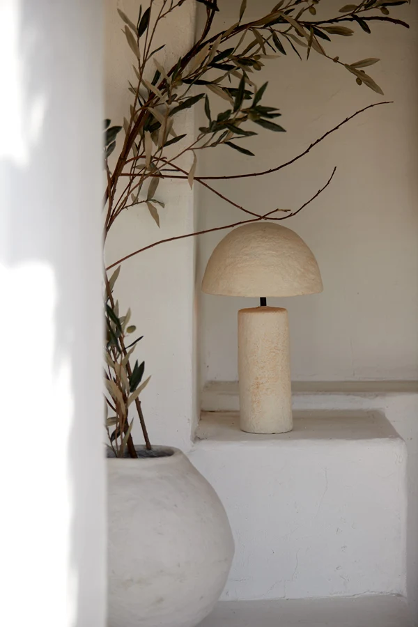 Table lamp 30x48 cm QAZU cream