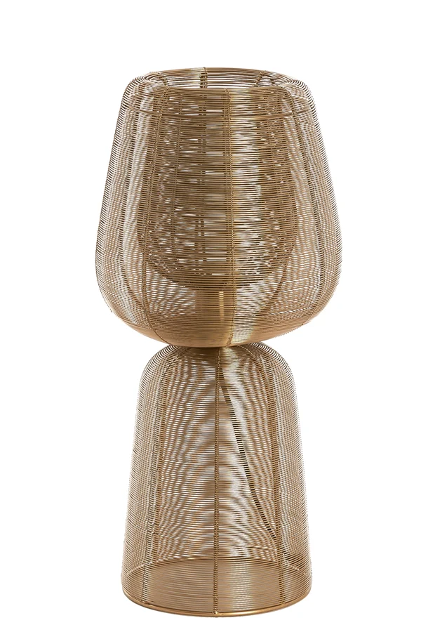 Table lamp 24x54 cm ABOSO light gold