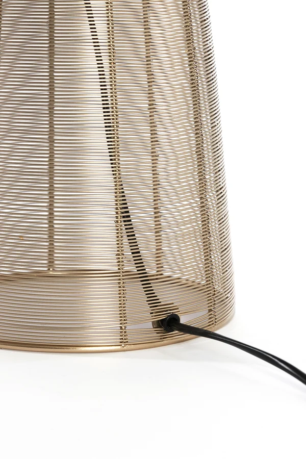 Table lamp 24x54 cm ABOSO light gold